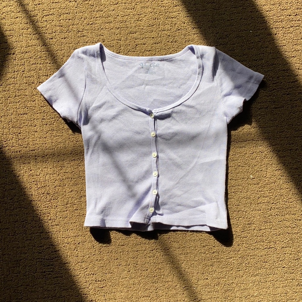 light lavender brandy melville zelly top!